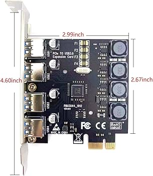 PCI & PCI-Express Card　USB3.0X4　10個セット Amazon.com: SINEFINE PCI-E x 1 to USB Expansion Card, 3.0 5Gpbs(3